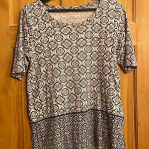 J Jill Floral Blouse